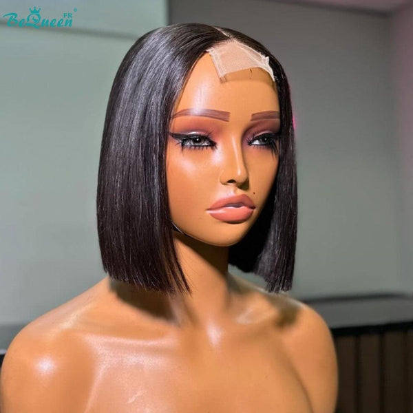 BeQueen "Sonia" Perruque Bob Lisse en couleur avec Lace closure 2*6 10 Pouces Moitié prix