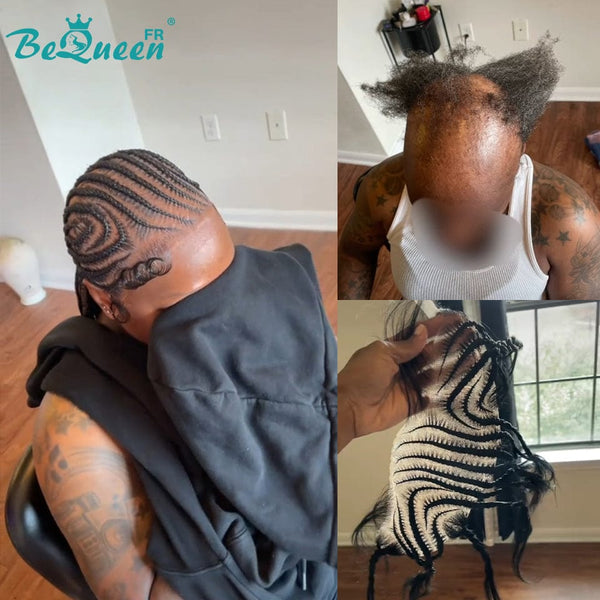 BeQueen “Soniel” Straight Frontal Wig 16 Inch Headband with Lace Front 13*4/4*4 Style 12