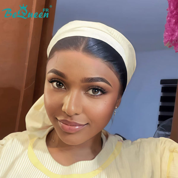 BeQueen “Soniel” Straight Frontal Wig 16 Inch Headband Wig with 13*4 Lace Frontal Style 2