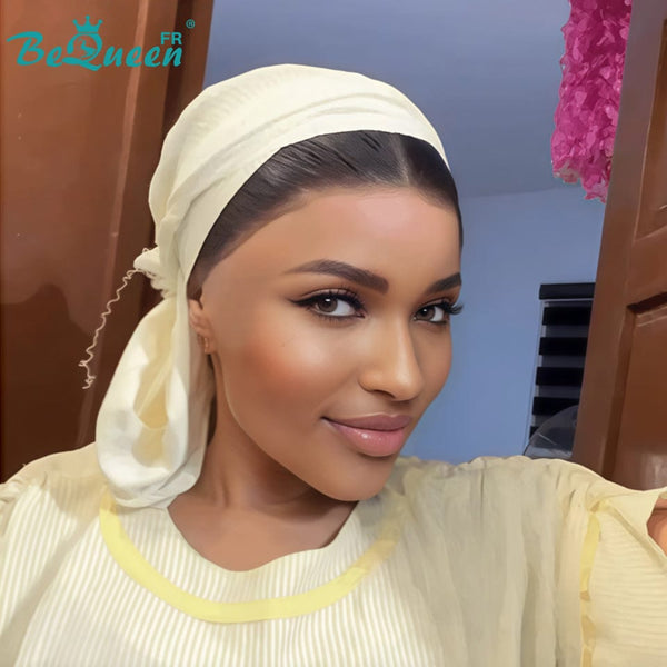BeQueen “Soniel” Straight Frontal Wig 16 Inch Headband Wig with 13*4 Lace Frontal Style 2