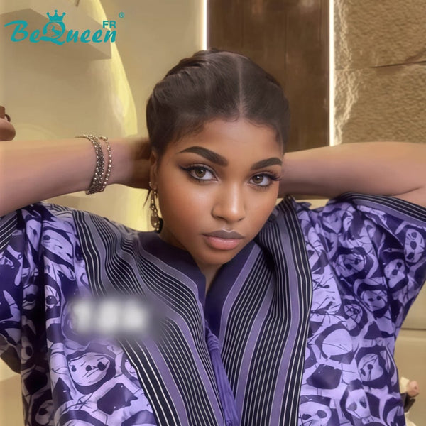 BeQueen “Soniel” Straight Frontal Wig 16 Inch Headband Wig with Lace Front 13*4 Style 4