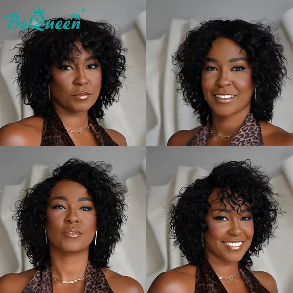 BeQueen "Wata" Waterwave Bob Wig with Glueless 12 Inches Half Price