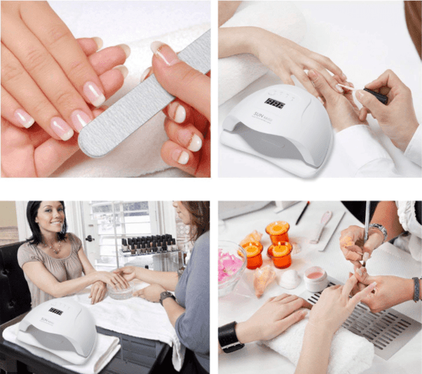 BeQueen Cajas y objetos de colección: Secador de esmalte eléctrico para profesional en salón de belleza y peluquería