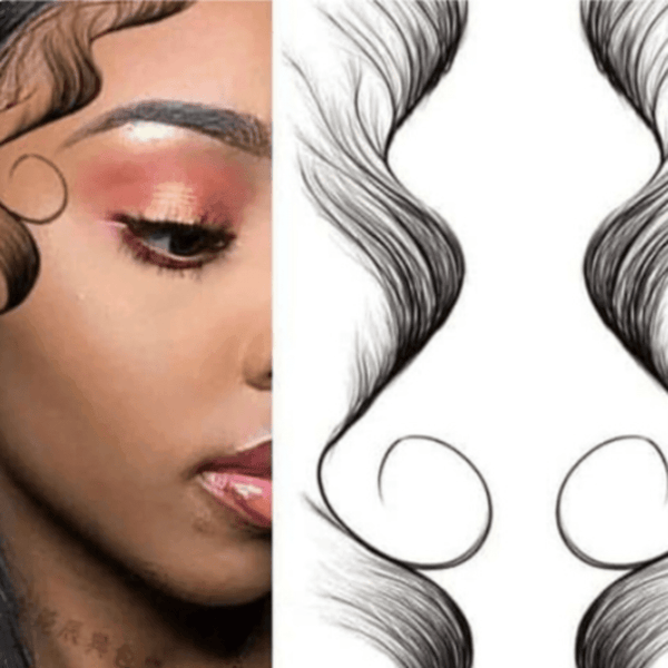 BeQueen Cajas y objetos de colección: Tatuaje para cabello de bebé temporal. Instalación y desinstalación rápida, efecto muy natural.
