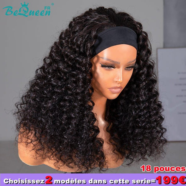 BeQueen 199€=2 perruques Perruque Longue à bandeau Deep Wave