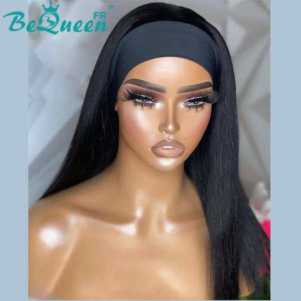 BeQueen 199€=2 perruques Perruque Longue à Bandeau Raides