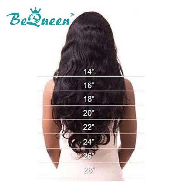 BeQueen Peruca Longa com Faixa de Ondas Corporais