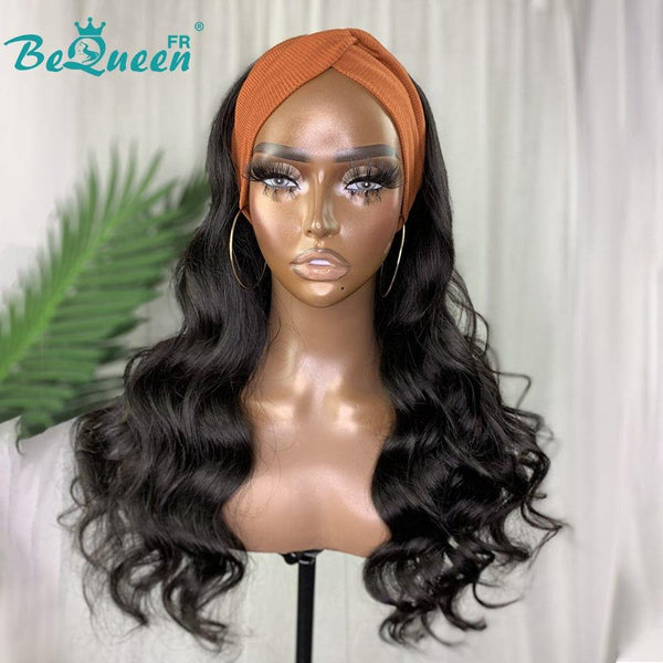 BeQueen Peruca Longa com Faixa de Ondas Corporais