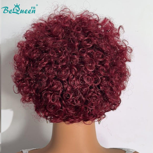 BeQueen Peluca "Úrsula" Pixie con diadema Rizada