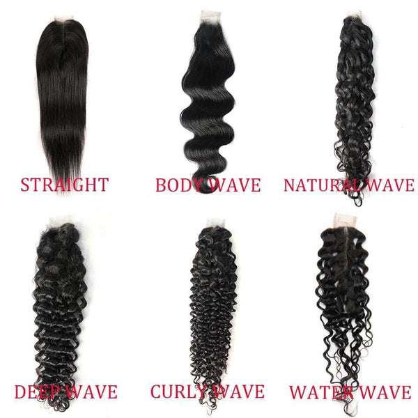 BeQueen Dentelle Closure  Kim K 2*6  100% Cheveux humains, Closure Kim K Middle Parting Cheveux de Bébé