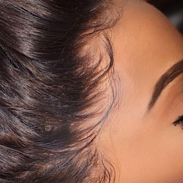 BeQueen Dentelle HD Indetectable Frontal de Encaje 13x4 Pre-Rasurado Cabello Rizado, Onda Corporal