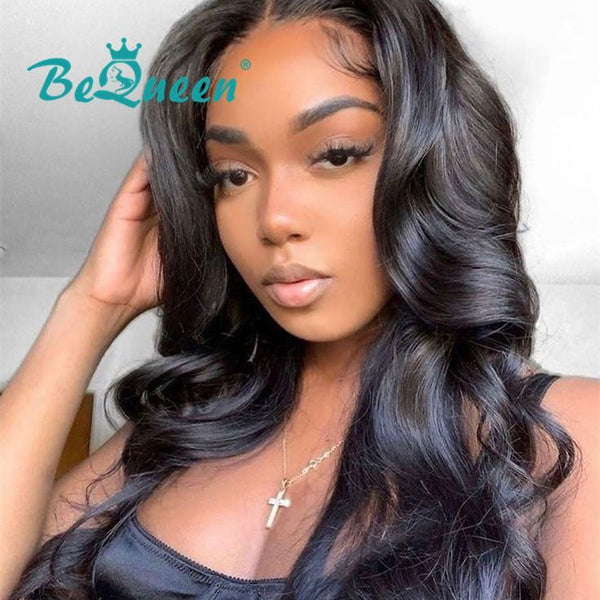 BeQueen "Dania" Peruca Longa Onda Corporal com T Parte de Renda