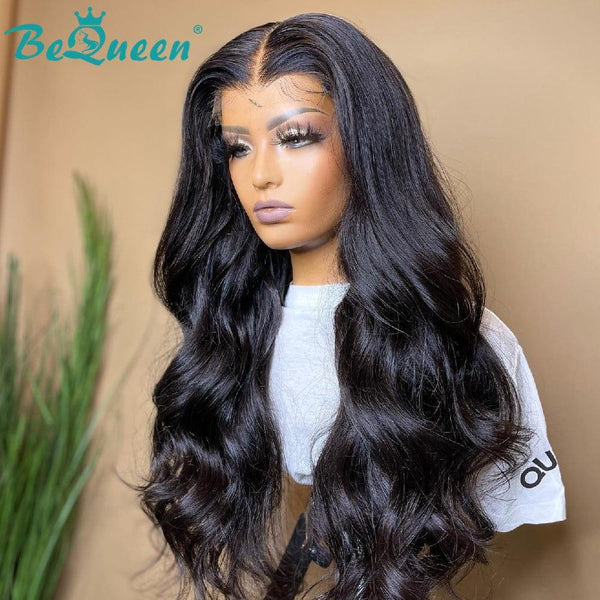 BeQueen "Dania" Peruca Longa Onda Corporal com T Parte de Renda