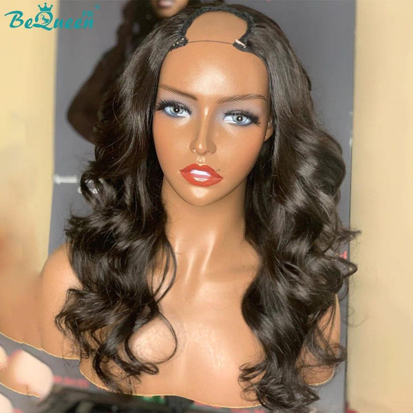 Bequeen Peruca de Cabelo com Trança em Onda Corporal