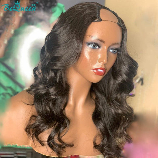 Bequeen Peruca de Cabelo com Trança em Onda Corporal