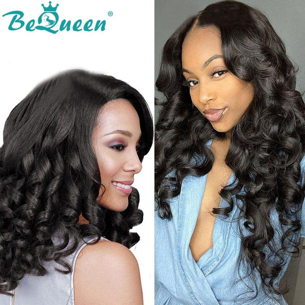 BeQueen Peruca Longa T Parte Ovo Encaracolado