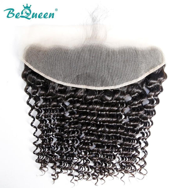 BeQueen Transparenter Spitzen-Frontal 13x4/13x6 Deep Wave mit Babyhaar