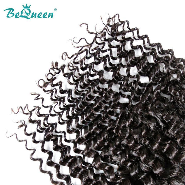 BeQueen Transparenter Spitzen-Frontal 13x4/13x6 Deep Wave mit Babyhaar
