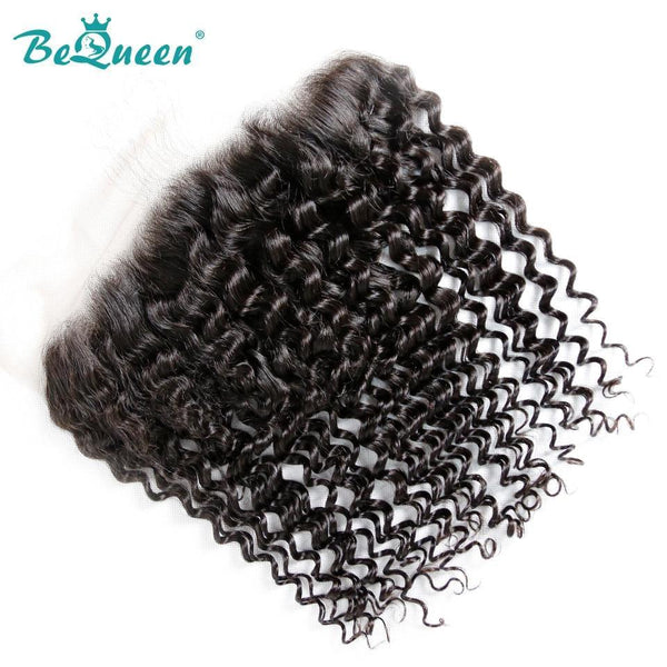 BeQueen Transparenter Spitzen-Frontal 13x4/13x6 Deep Wave mit Babyhaar
