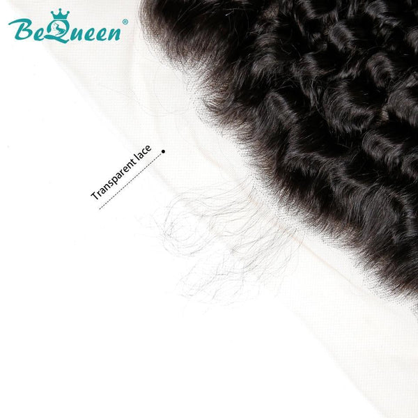 BeQueen Transparenter Spitzen-Frontal 13x4/13x6 Deep Wave mit Babyhaar