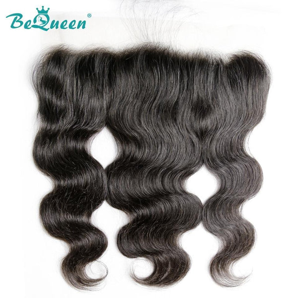 BeQueen Frontal de encaje transparente 13x4 y 13x6 Pre-pulido Onda corporal