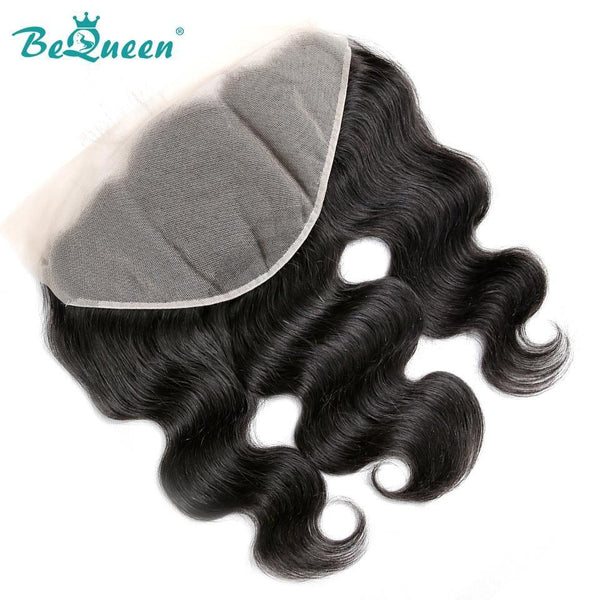 BeQueen Frontal de encaje transparente 13x4 y 13x6 Pre-pulido Onda corporal