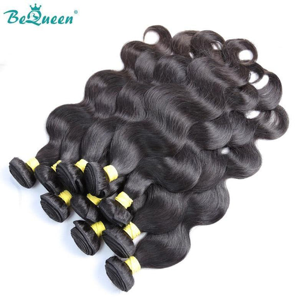 BeQueen Diez piezas de tejido Body Wave 100% cabello humano Tipo 10A. Venta al por mayor.