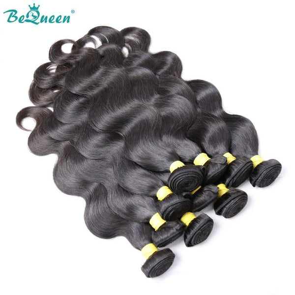 BeQueen Diez piezas de tejido Body Wave 100% cabello humano Tipo 10A. Venta al por mayor.