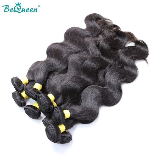 BeQueen Diez piezas de tejido Body Wave 100% cabello humano Tipo 10A. Venta al por mayor.