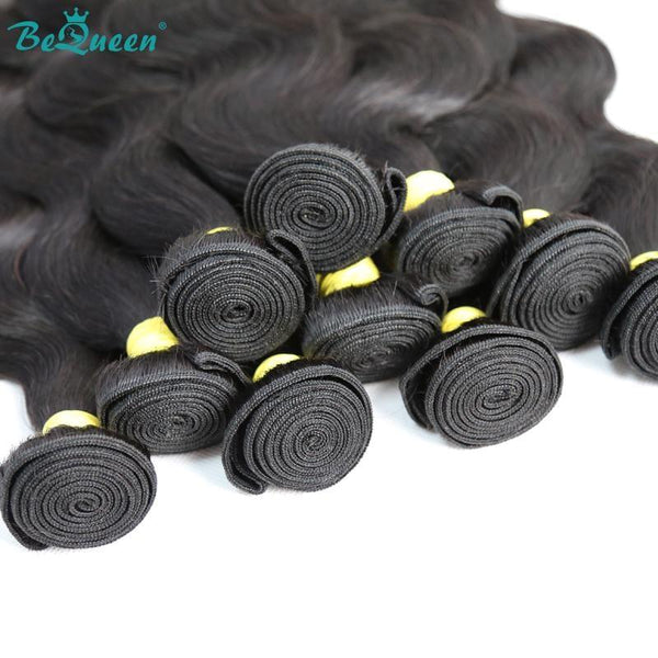BeQueen Diez piezas de tejido Body Wave 100% cabello humano Tipo 10A. Venta al por mayor.