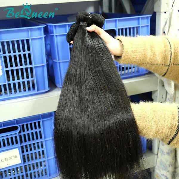BeQueen Dix pièces de Tissage Cheveux Lisses 100% Cheveux humains. Cheveux vierges de type 8A Vente en Gros