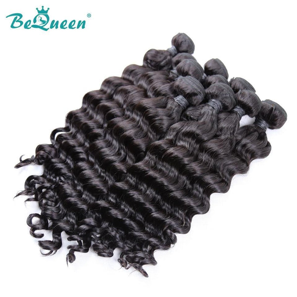 BeQueen Dix pièces de Tissage Natural Wave 100% Cheveux humains. Cheveux vierges de type 8A Vente en Gros