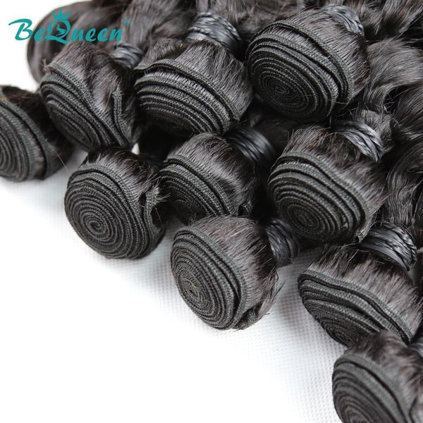 BeQueen Dix pièces de Tissage Natural Wave 100% Cheveux humains. Cheveux vierges de type 8A Vente en Gros