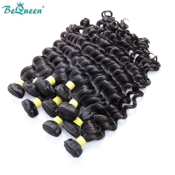 BeQueen 10 Pieces Natural Wave Weave 100% Human Hair Type 10A. Wholesale