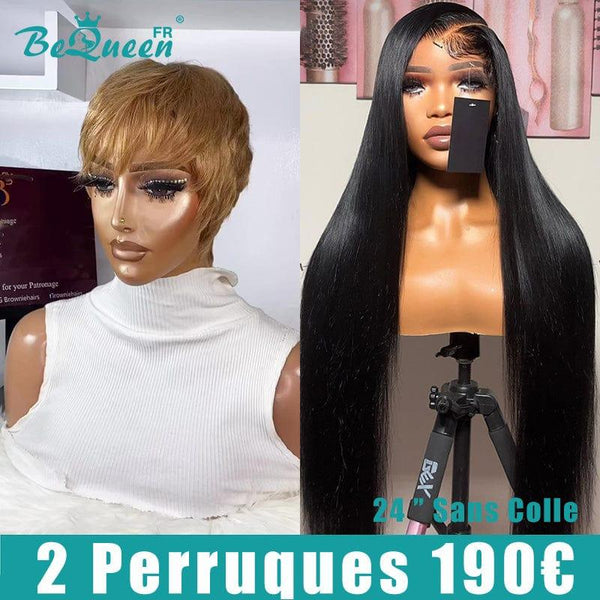 BEQUEEN 2 PERRUQUES COMBO NO.174