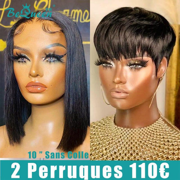 BEQUEEN 2 PERRUQUES COMBO NO.175