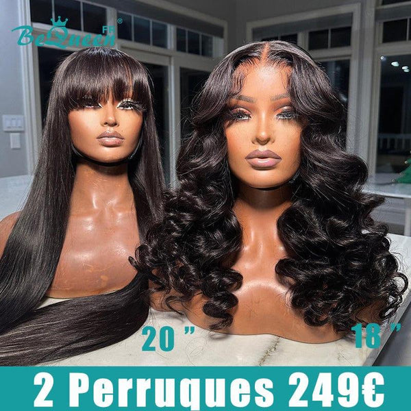 BEQUEEN 2 PERRUQUES COMBO NO.212