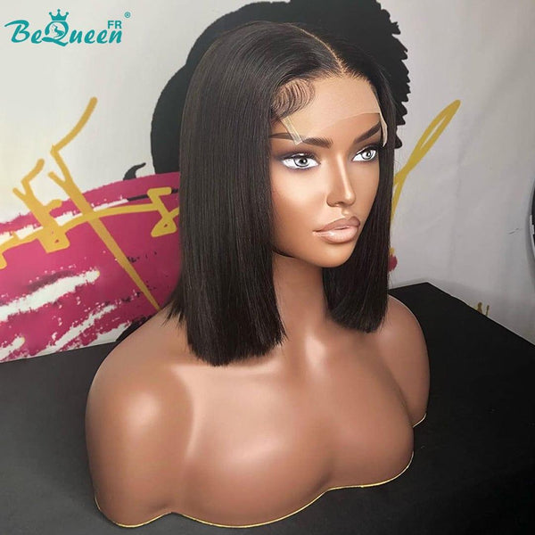 BeQueen 199 € = 3 Perücken Glatte Perücke 8"+Locken 10"+Körper 10"