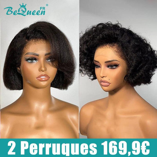 Bequeen 2 Perruques Bords Bouclés COMBO NO.192