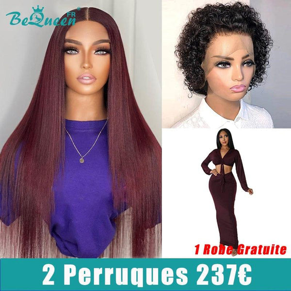 BEQUEEN 2 PERRUQUES COMBO NO.120