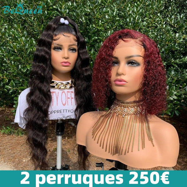BEQUEEN 2 PERRUQUES COMBO NO.122