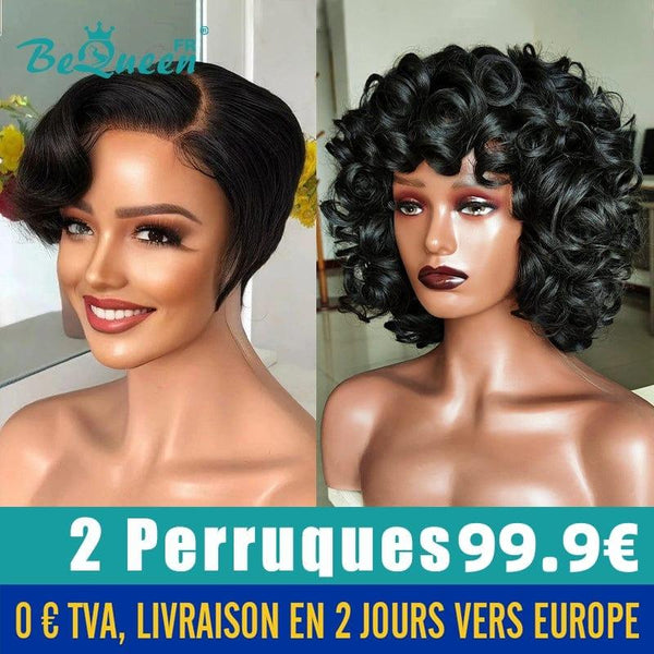BEQUEEN 2 Perruques Combo No.153 En France