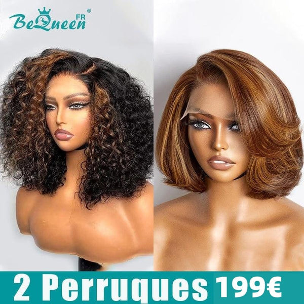 BEQUEEN 2 PERRUQUES COMBO NO.228