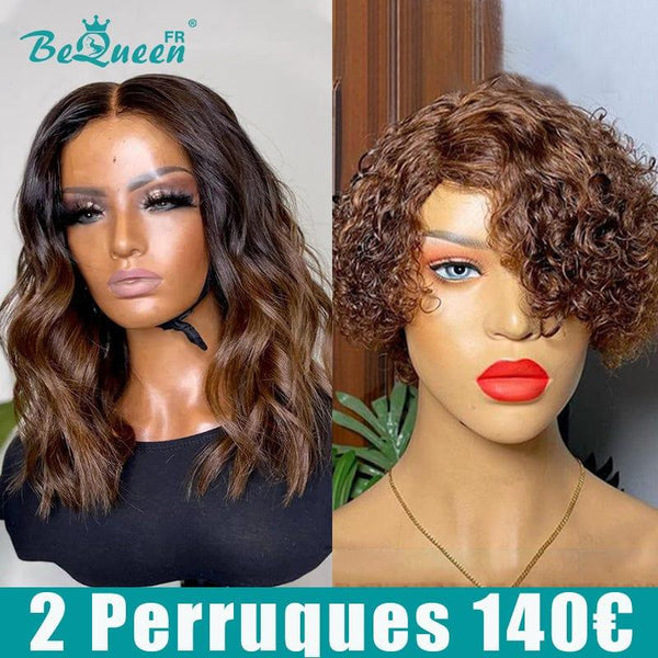 BEQUEEN 2 PERRUQUES COMBO NO.229