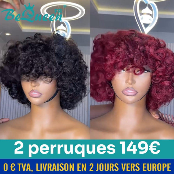 BeQueen 2 perruques combo NO.245 En France