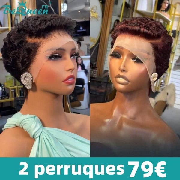 BEQUEEN 2 PERRUQUES COMBO NO.283