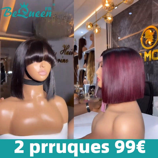 BEQUEEN 2 PEINADOS POSTICOS COMBO NÚM. 305