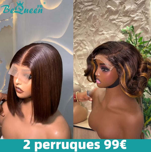 BEQUEEN 2 PERRUQUES COMBO NO.351