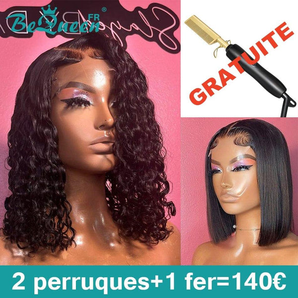 BEQUEEN 2 PEINADOS POSTICOS COMBO NÚM.73