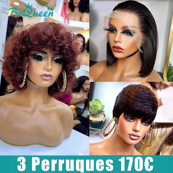 Bequeen 3 Pelucas Combo NÚMERO.160